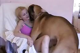 Woman dog porn