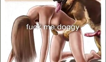 girl amateur-dog-sex